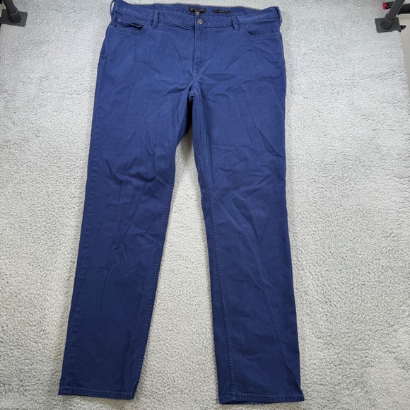 Banana Republic Other - Banana Republic Traveler Slim Fit Blue Chinos‎ Pants Mens 40x33 Cotton Blend